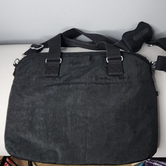 Kipling Digifly Black Laptop Messenger Book Bag Computer Case Protection - Picture 6 of 10